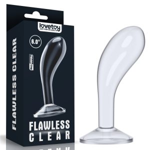 Plug Anal com ventosa Flawless Clear Prostate Plug - LOVETOY