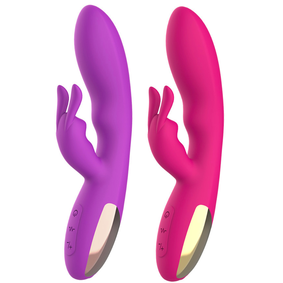 Vibrador Ponto G com Estimulador Coelhinho Recarregável - Imagem 5