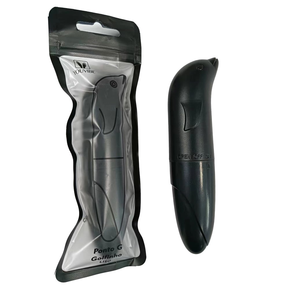 Vibrador Ponto G em formato de Golfinho - Liso Estimulador - Imagem 6