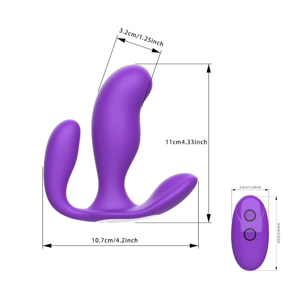Plug Anal Duplo com controle remoto - I-MOON Tri-We - Imagem 2