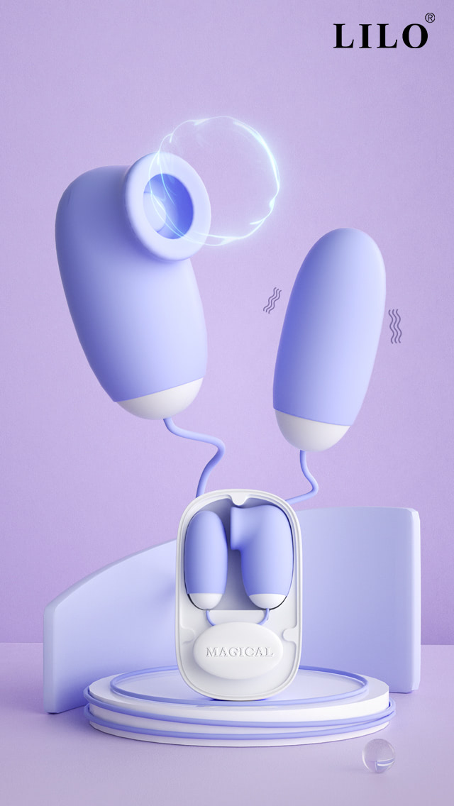 Vibrador Sugador com controle de formato de box - LILO - Imagem 5