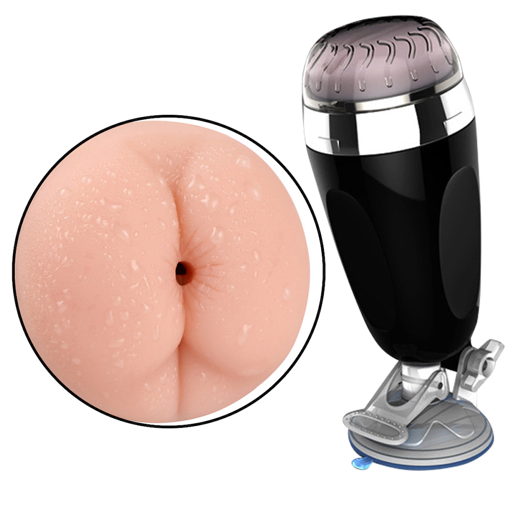 Masturbador masculino Cyberskin ventosa-X5 CUP formato ânus - Imagem 3