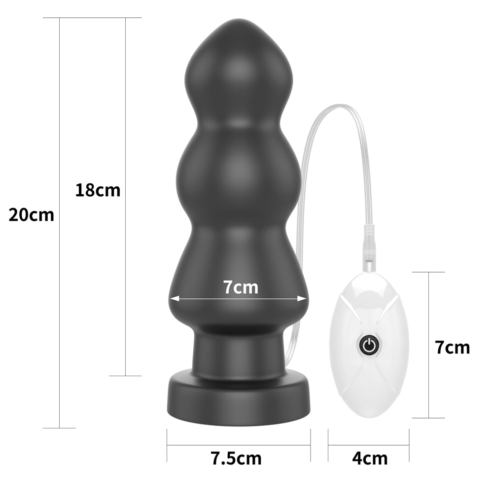 Plug Anal 20x7cm King Sized Vibrating Anal Rigger LOVETOY - Imagem 2