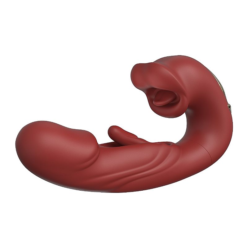 Vibrador Ponto G e Clitóris com Boca e Dedilhar / Slap ALWUP - Imagem 6