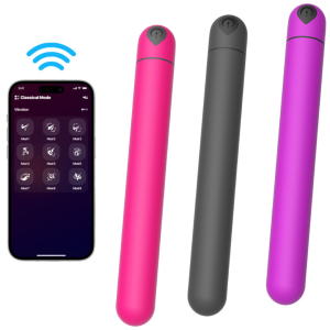 Vibrador Wireless Fino e Liso com Controle Via App - YOUVIBE