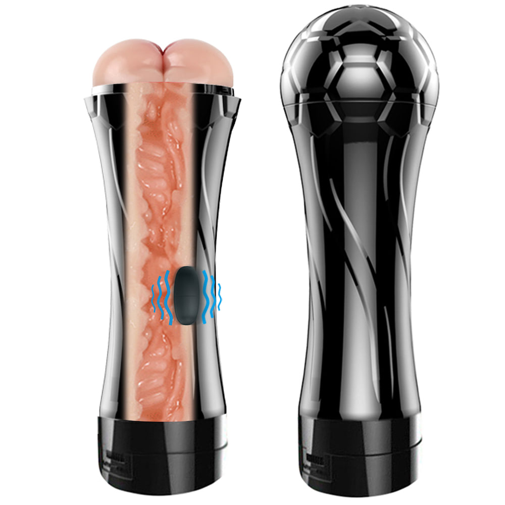 Masturbador masculino Anus Com formato de lanterna Cyberskin - Imagem 7