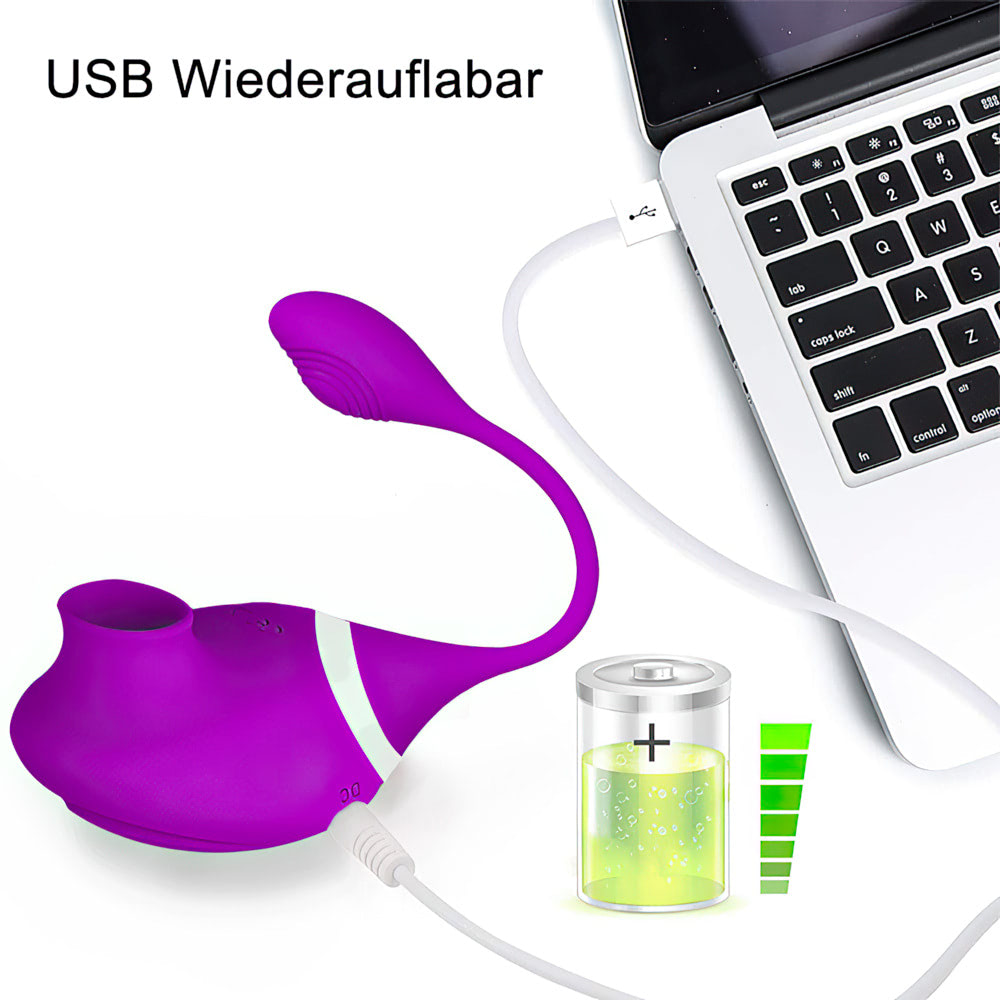 Vibrador Ponta Dupla Bullet e Sugador Estimulador Clitoriano - Imagem 7