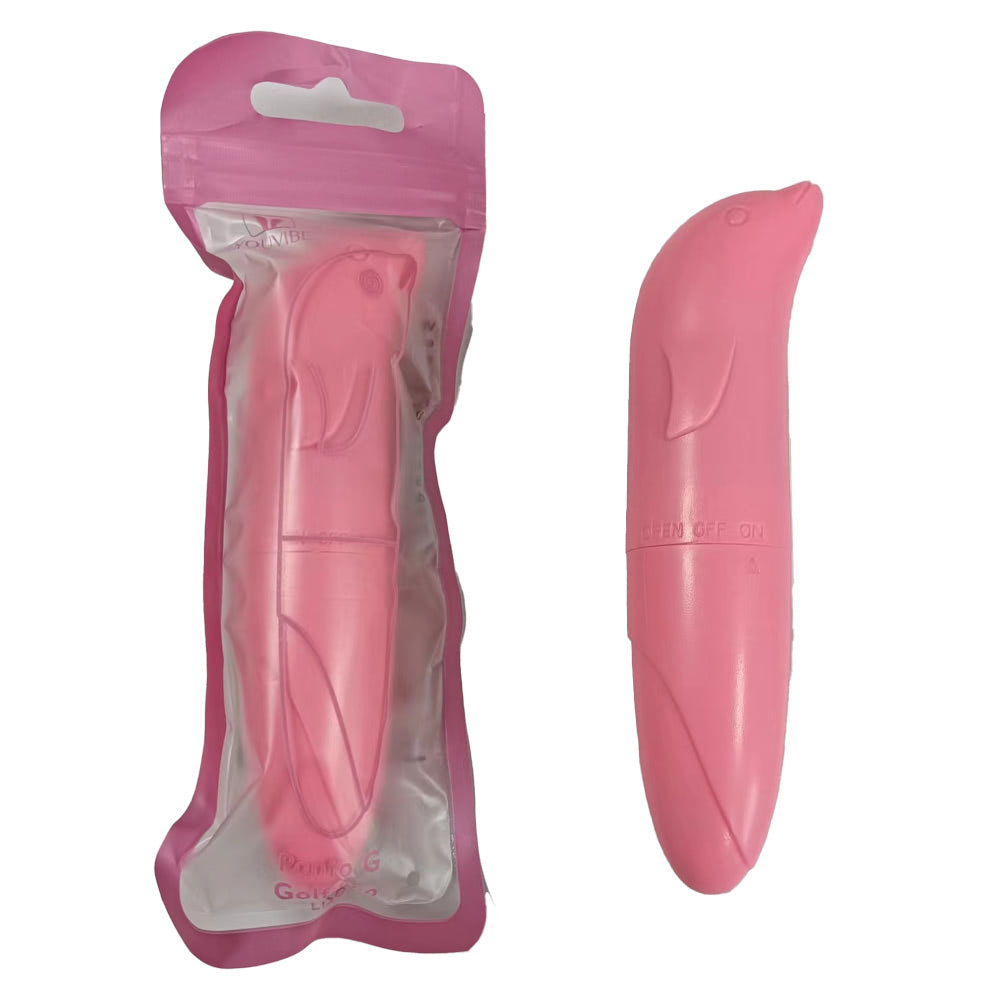 Vibrador Ponto G em formato de Golfinho - Liso Estimulador - Imagem 8
