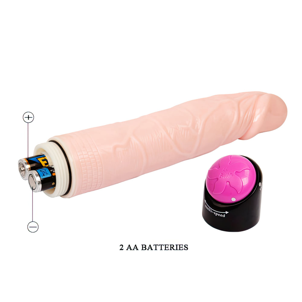 Pênis rotativo com vibração Dildo com Veias - Sex shop - Imagem 4