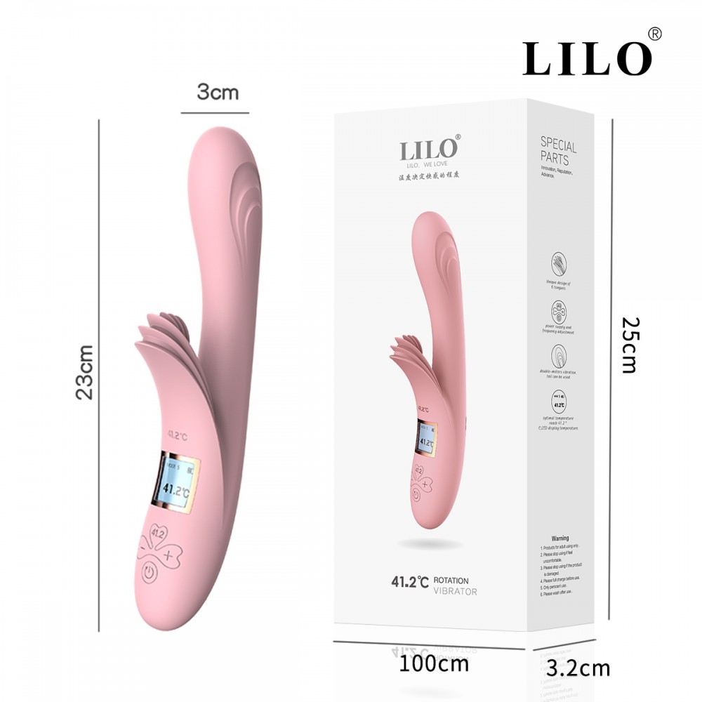 Vibrador de Ponto G e Clitóris com 10 modos de vibração LILO - Imagem 9