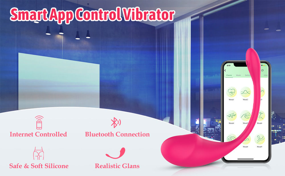 Vibrador Ponto G e Clitóris Controle por Aplicativo - Abel - Imagem 8
