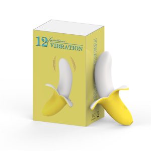 Vibrador Ponto G em formato de Banana - 12 modos de vibração
