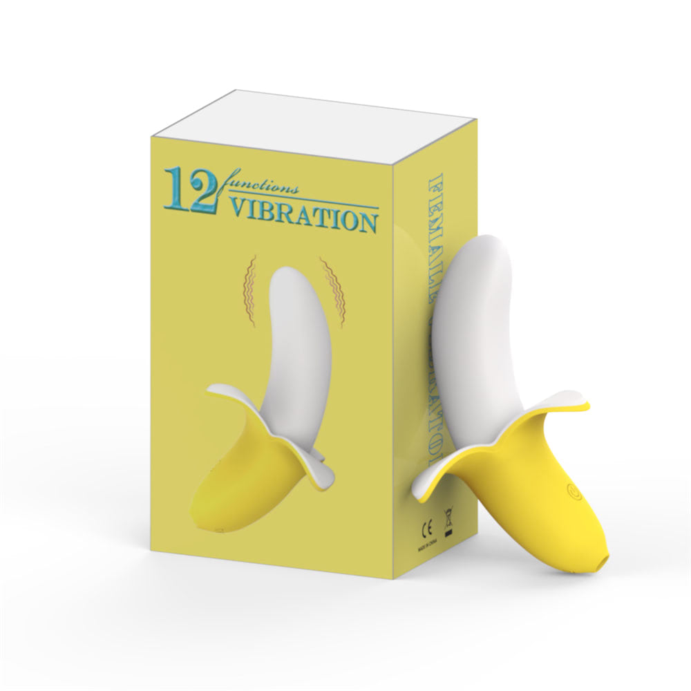 Vibrador Ponto G em formato de Banana - 12 modos de vibração