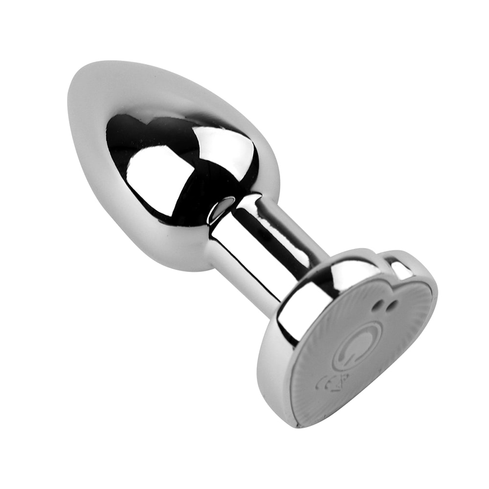 Plug anal de luxo em metal com LED - Tamanho P - Imagem 4