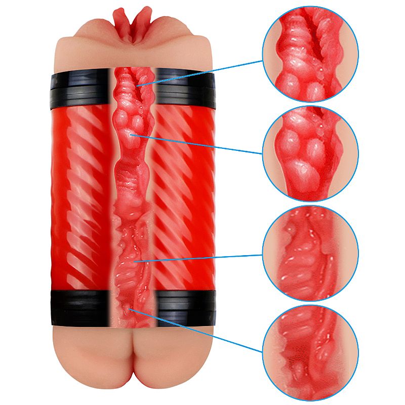 Masturbador Vagina e Anûs com Ventosa - Super Forte II - Imagem 5