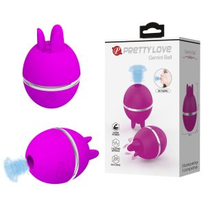 Estimulador Clitóris com Pulsação Gemini Ball - PRETTY LOVE