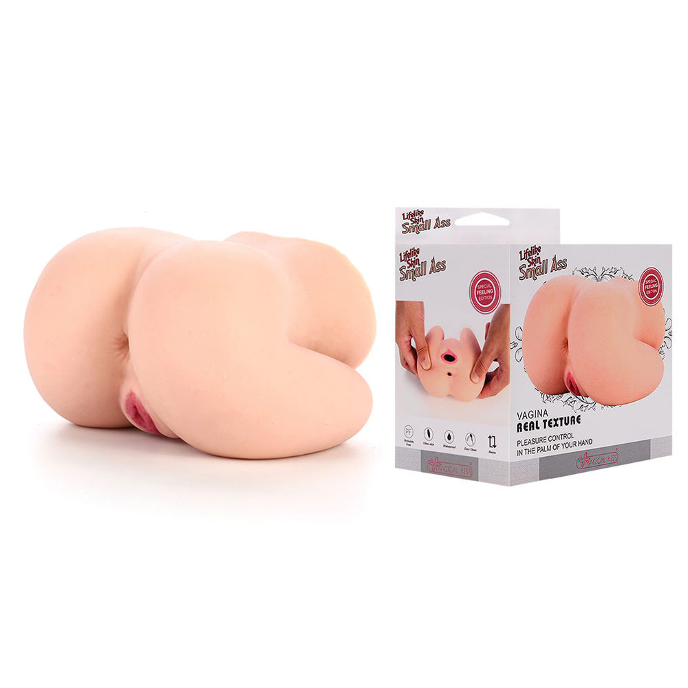 Masturbador Realístico Formato de Bumbum com Vagina e Ânus