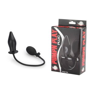 Plug Anal Inflável Pump Play - 12cm - Sexshop