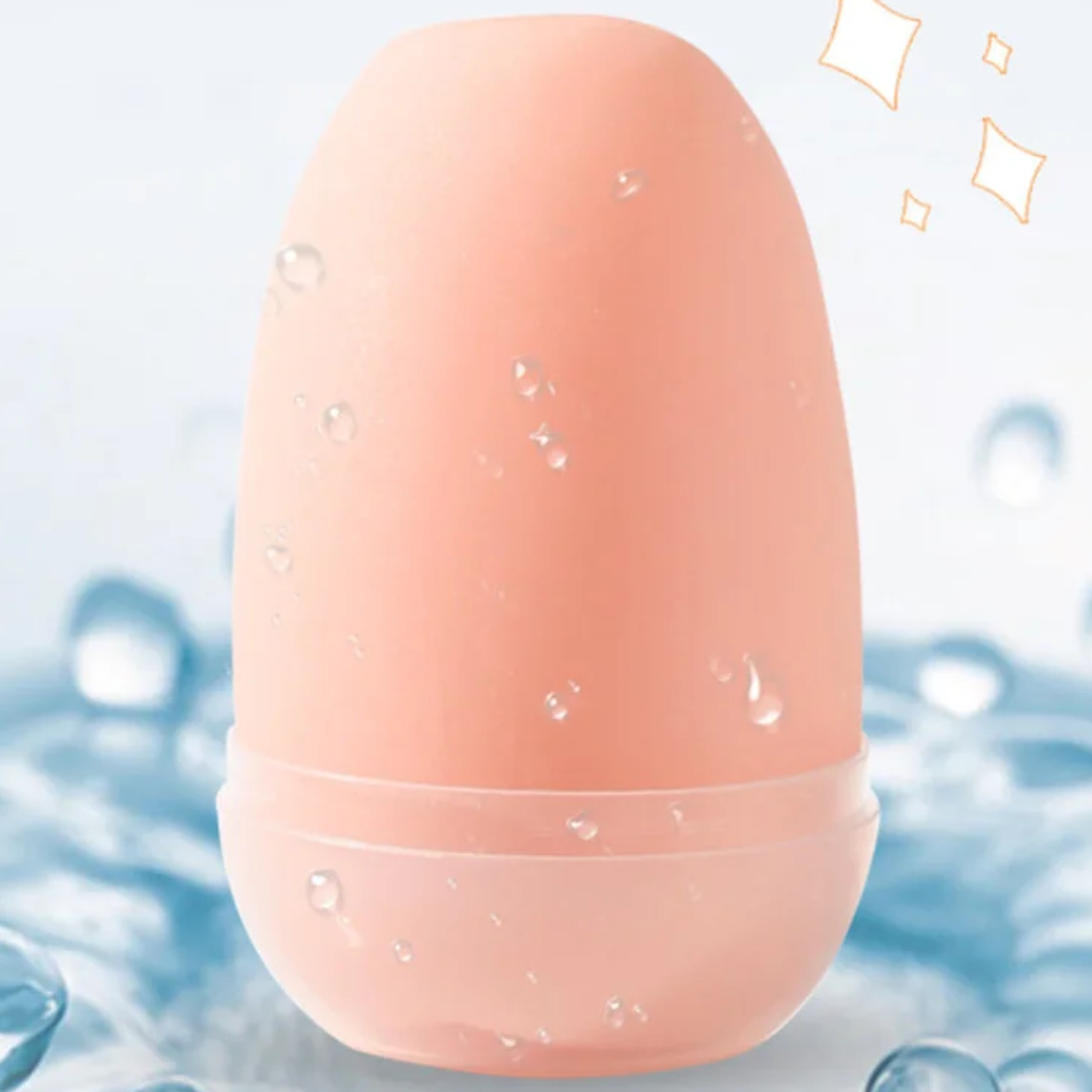 Masturbador Masculino FUNNY EGG Cyberskin - Silver - LILO - Imagem 2