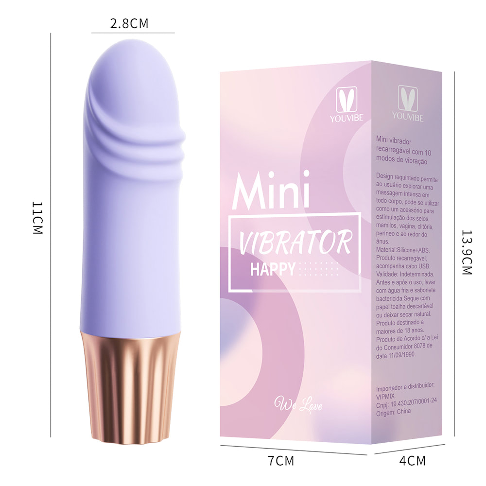 Vibrador recarregável com 10 modos de vibração - YOUVIBE - Imagem 2