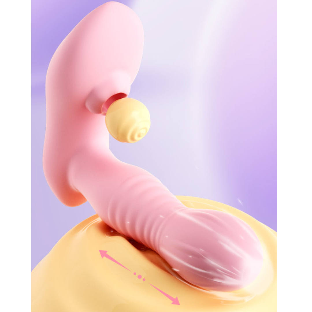 Vibrador de Clitoris e Ponto G Controle via Celular - Tabena - Imagem 8
