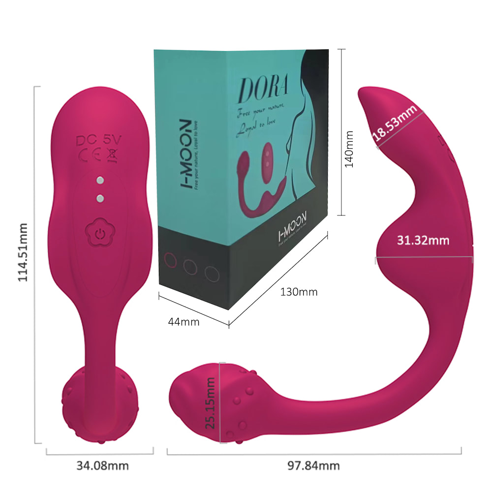 Vibrador de calcinha 7 modos de vibração - I-MOON Dora - Imagem 2