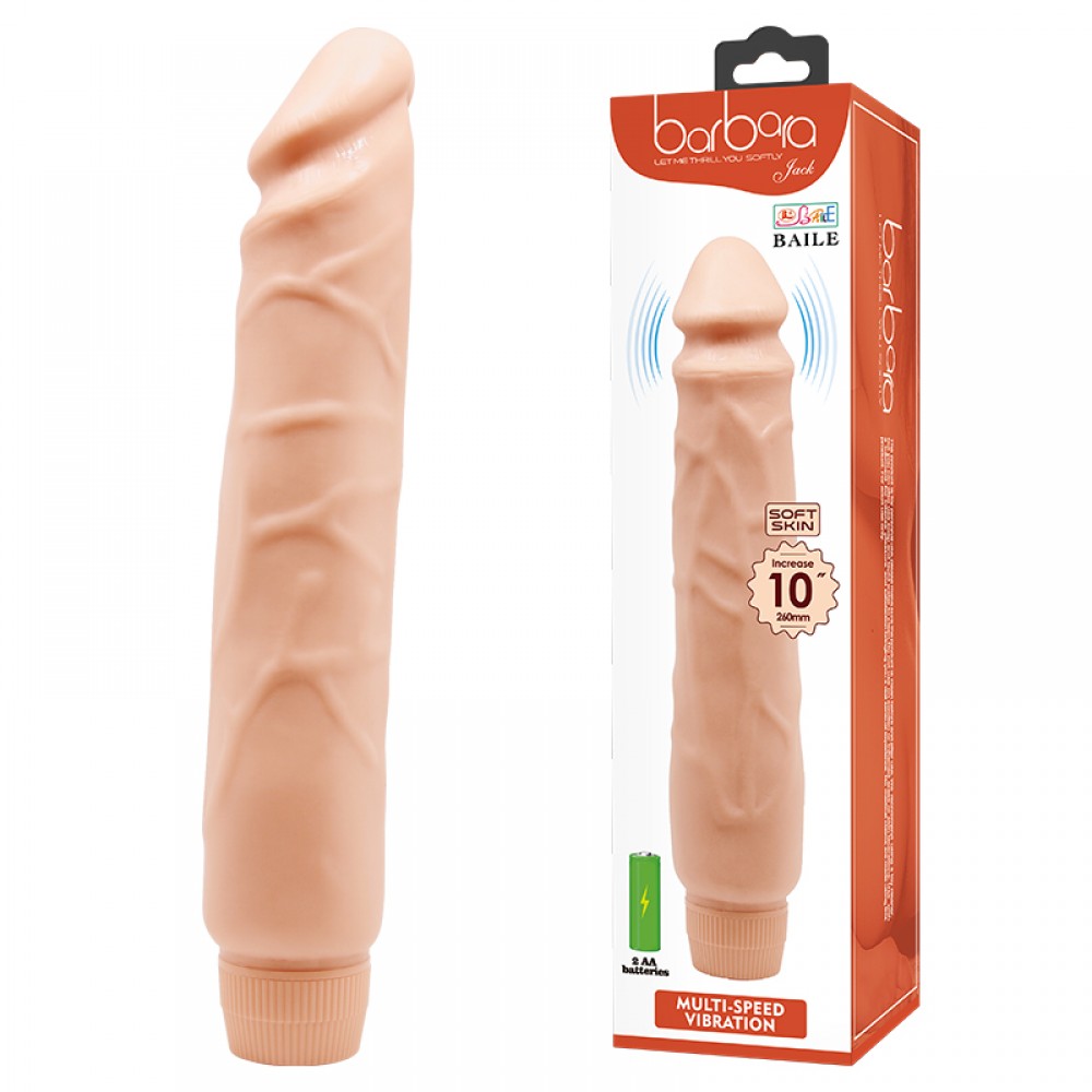 Pênis Grande Realístico Com vibrador Dildo - Jack - Imagem 10