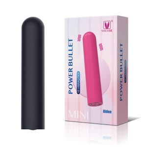 Vibrador Power Bullet Recarregável - 10 Modos Vibração Aiden