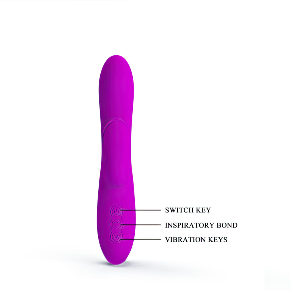 Vibrador em Silicone Recarregável Anthony - Pretty Love - Imagem 5
