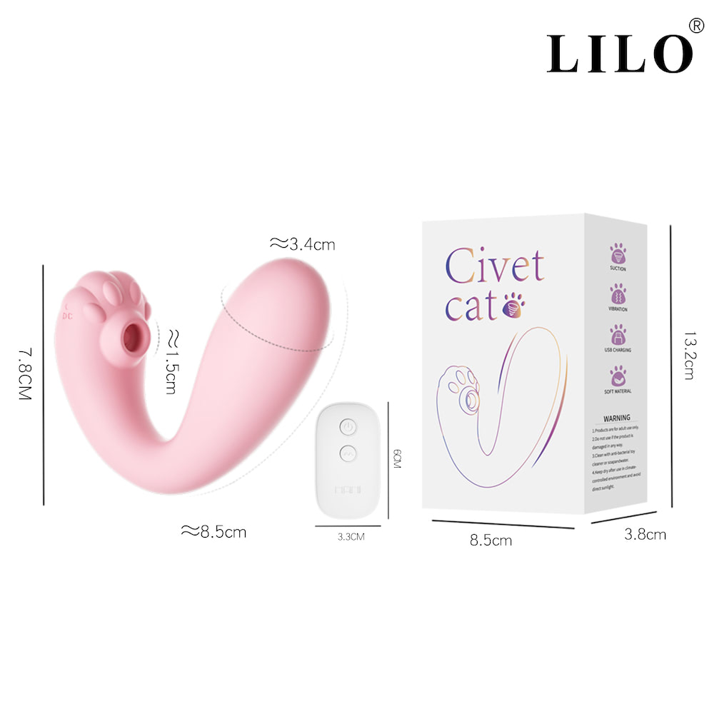 Estimulador de clitóris penetração e Controle Remoto - LILO - Imagem 2