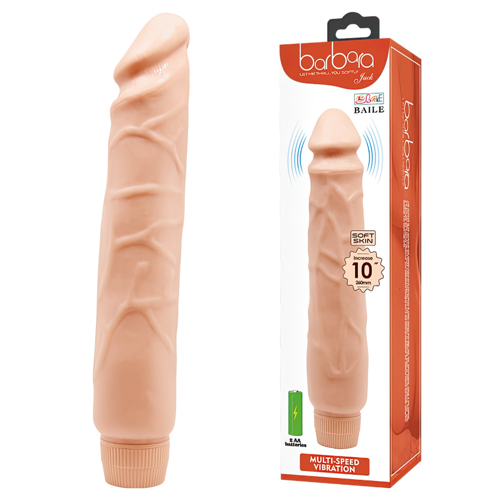 Pênis Grande Realístico Com vibrador Dildo - Jack