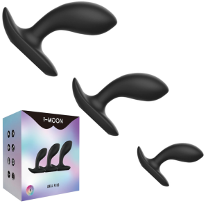 Kit com 3 Plugs Anais Curvo - I-MOON