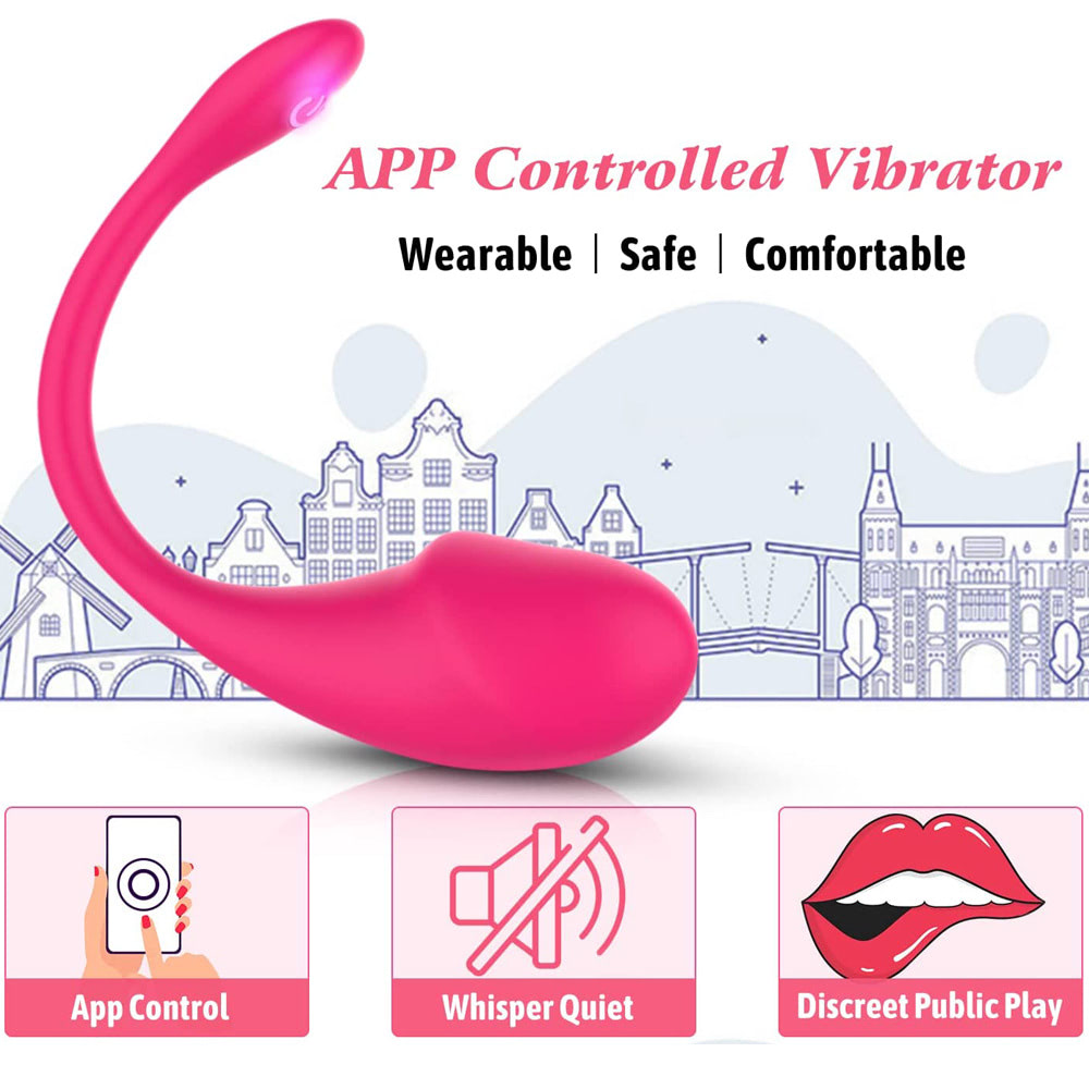 Vibrador Ponto G e Clitóris Controle por Aplicativo - Abel - Imagem 2