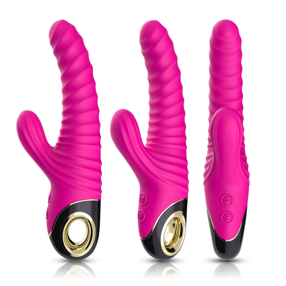 Vibrador Ponto G com Estimulador Clitoriano Duplo - USK - Imagem 3