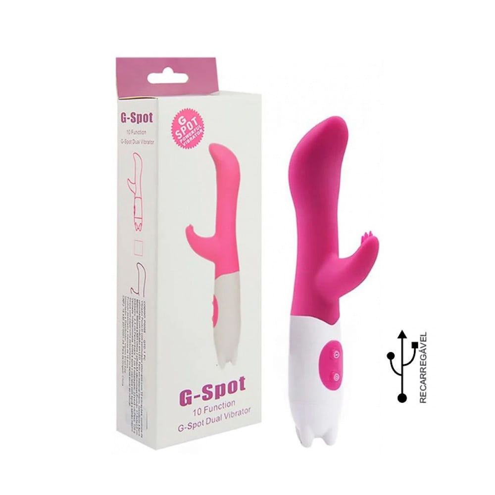 Vibrador G-Spot Recarregável com 30 Vibrações - Sexshop - Imagem 3