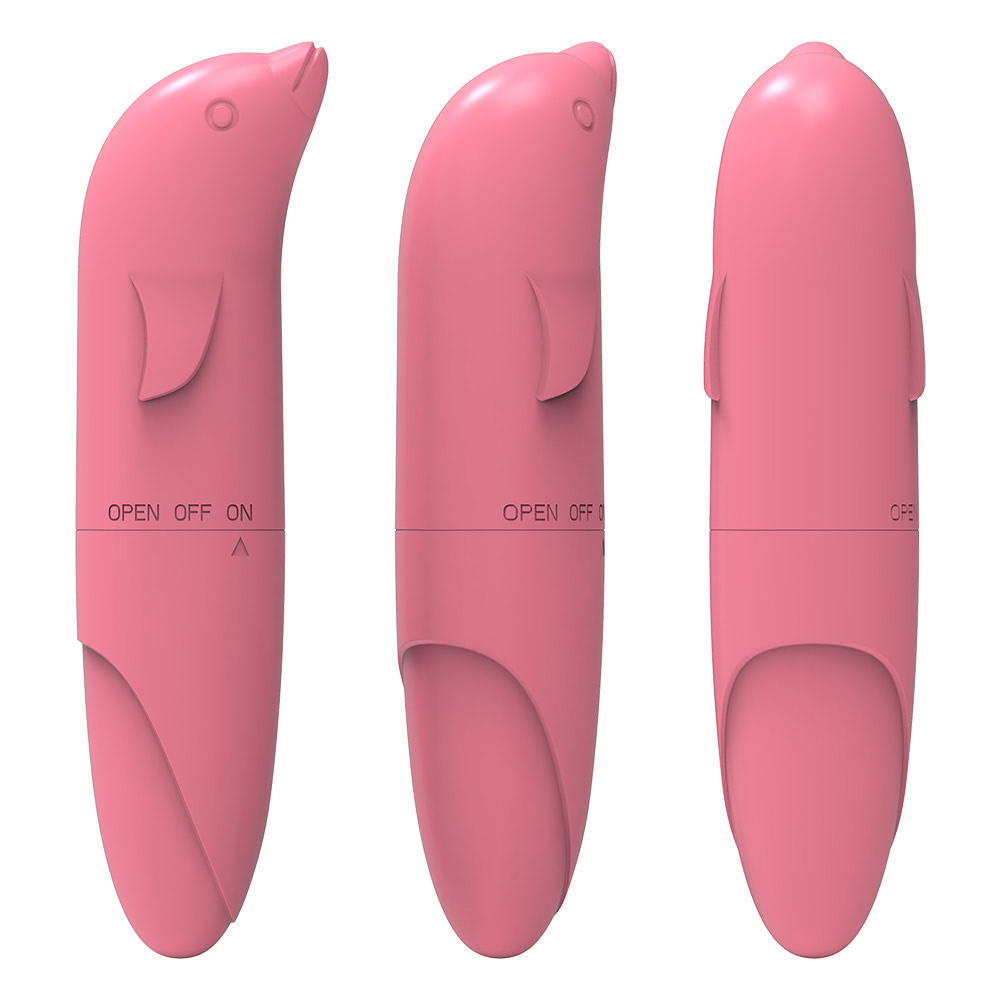 Vibrador Ponto G em formato de Golfinho - Liso Estimulador - Imagem 7