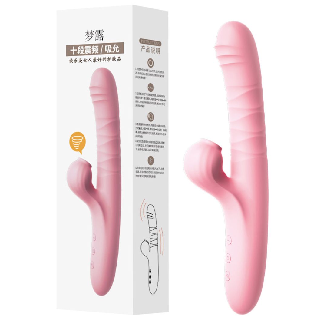 Vibrador de Ponto G e Clitóris com Pulsação Estimulador LILO