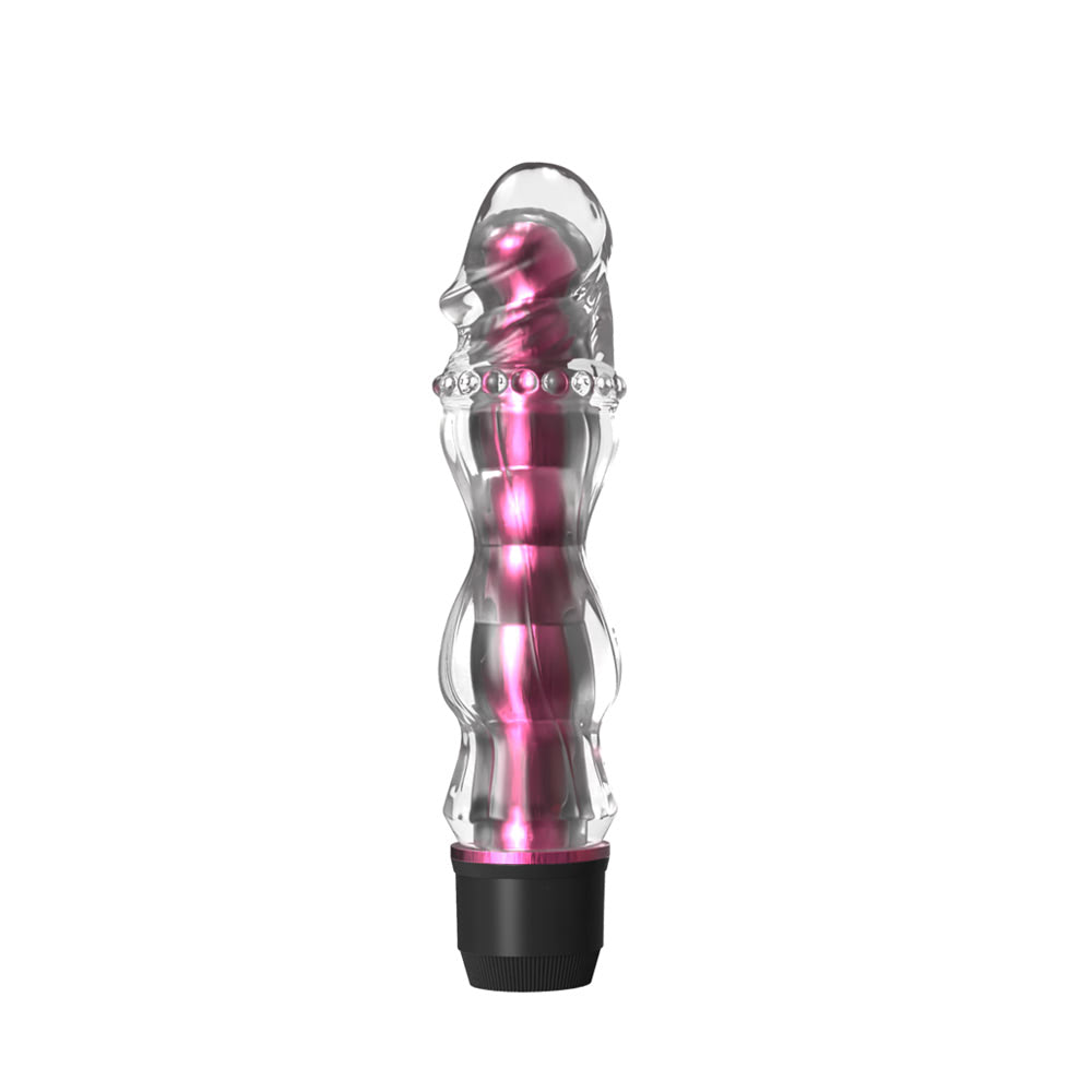 Vibrador com capa Peniana com saliencias estimuladoras - Imagem 2