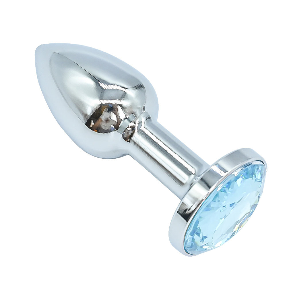 Plug anal de luxo em metal, com formato cônico - tamanho PP - Imagem 5
