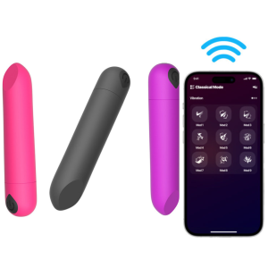 Vibrador com 10 modos de vibração Controle Via App YOUVIBE