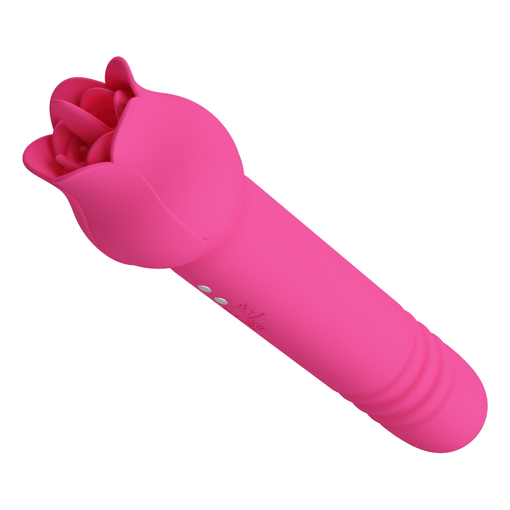 Vibrador Duplo Vai e Vem De Língua - Chaley - PRETTY LOVE - Imagem 4