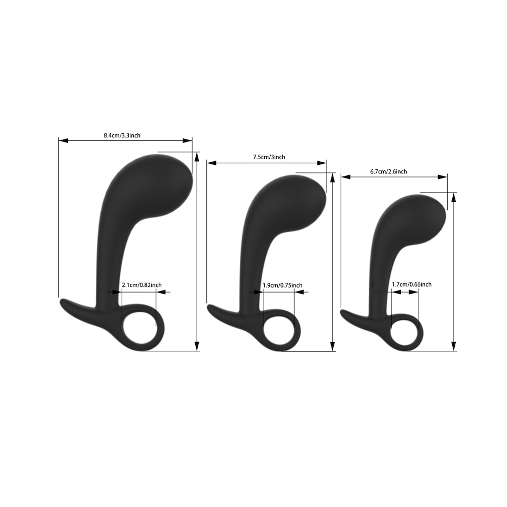 Kit com 3 Plugs Anais Ponto G - Estimulador de Prostata - Imagem 2