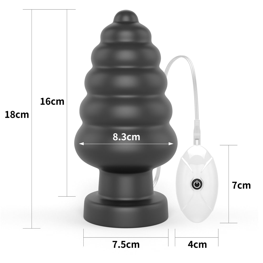 Plug Anal 18x8,3 - King Sized Vibrating Anal Cracker - Imagem 2