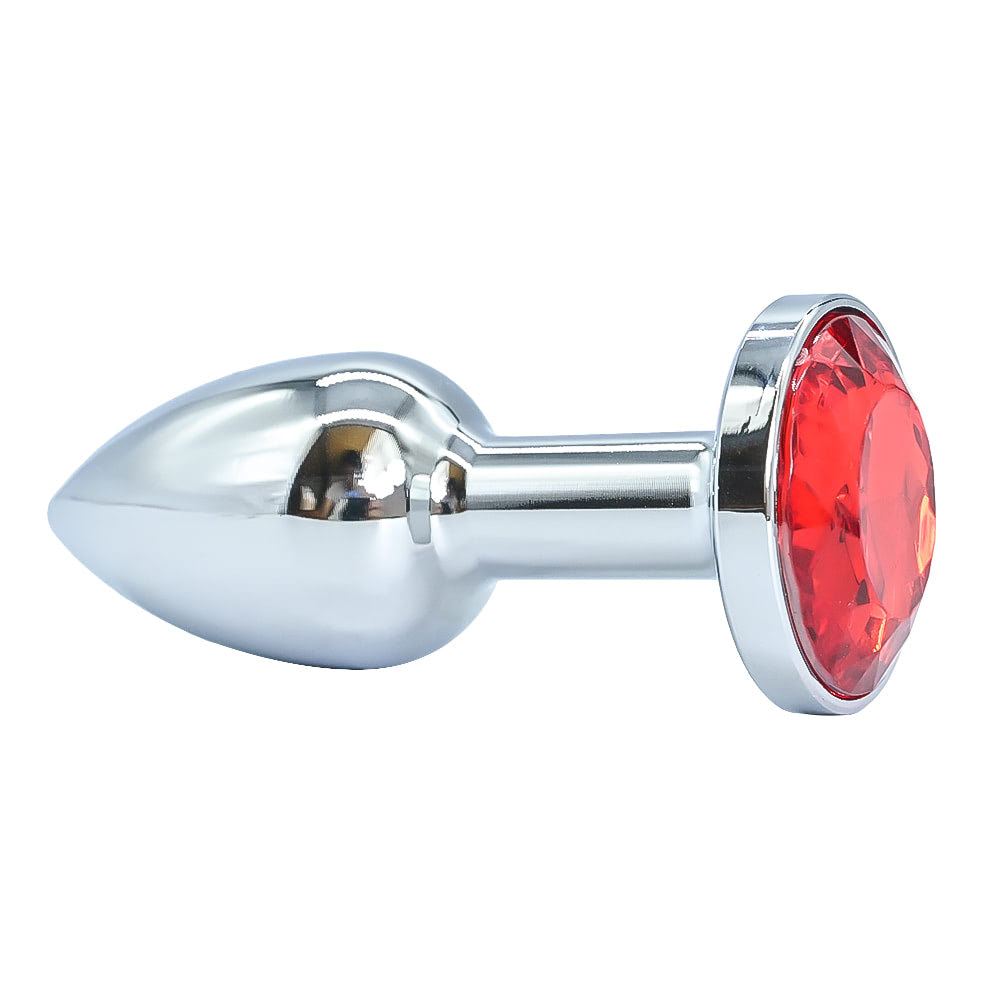 Plug anal de luxo em metal, com formato cônico - tamanho PP - Imagem 10