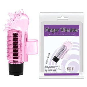 Dedeira Vibratória com Saliências e Vibração FINGER VIBRATOR