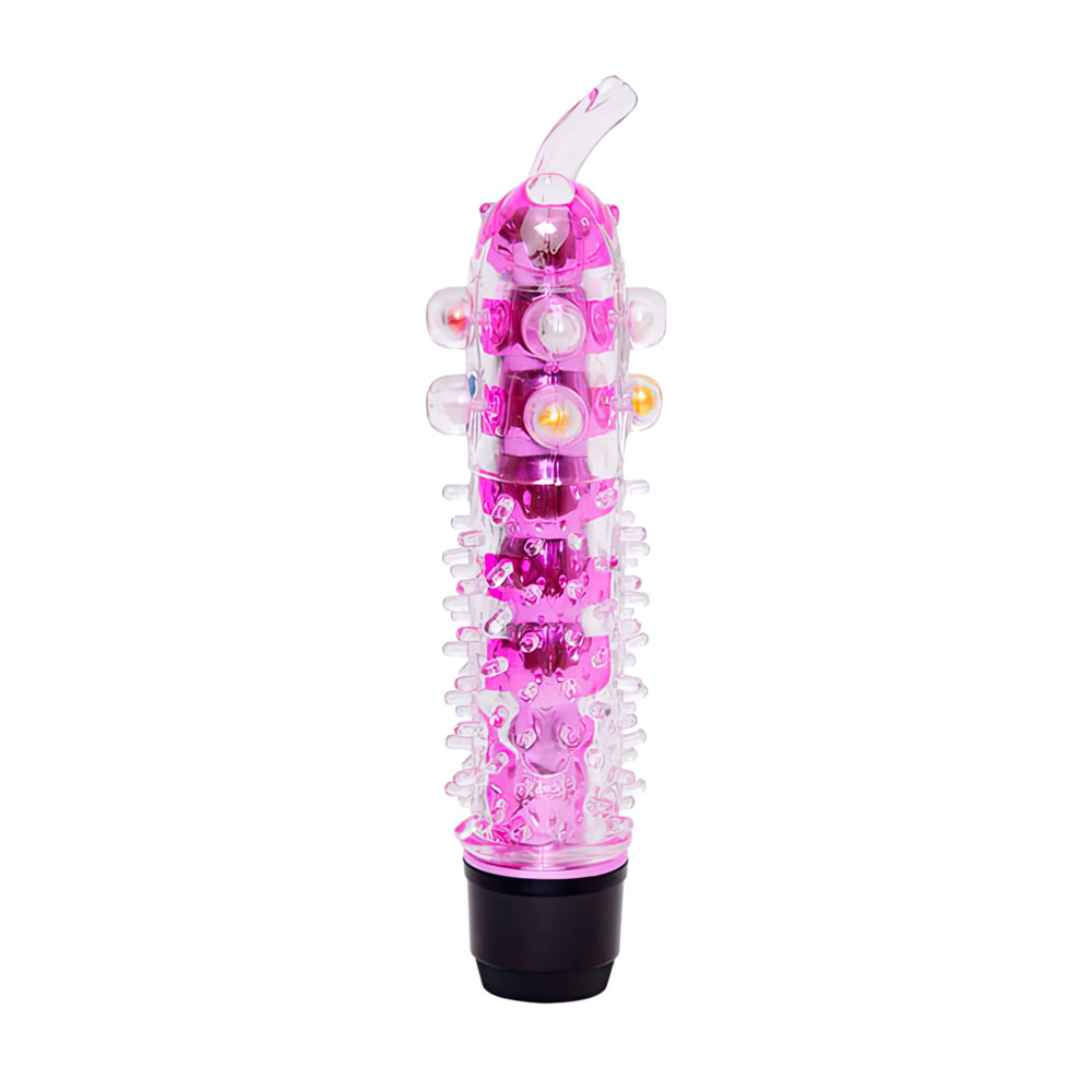 Vibrador Multivelocidade e Capa com Textura Massageadora - Imagem 2