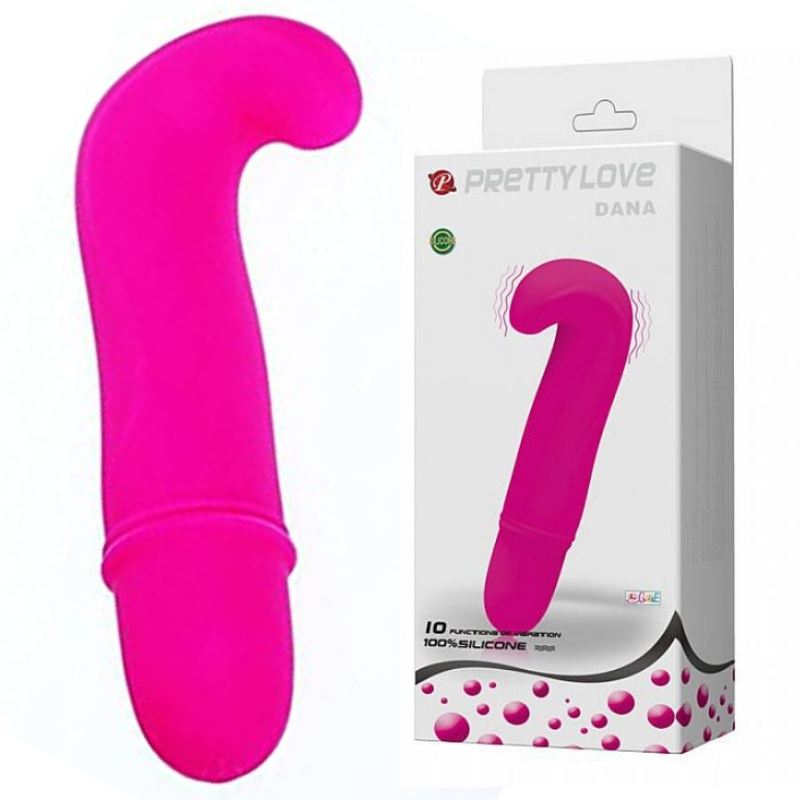 Vibrador Puro Silicone Ponto G - 10 níveis de vibração Dana - Imagem 3