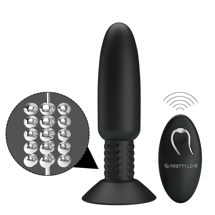Plug Anal com Esferas Rotativas, Controle Wireless e 4 Modos de Vibração e Rotação - PRETTY LOVE BEADED FOR EXTRA PLEASU - Imagem 6