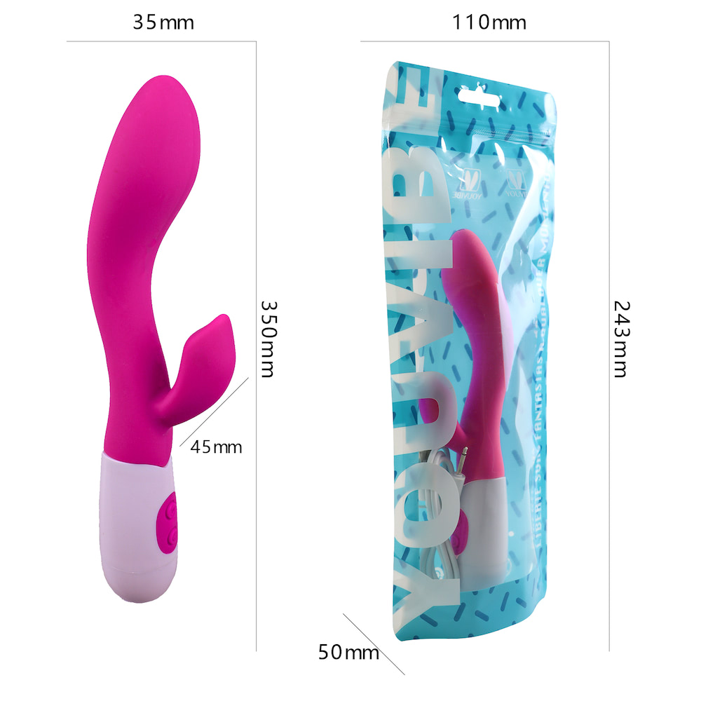 Vibrador Rabbit Ponto G com 20 Modos de Vibração - YOUVIBE - Imagem 2