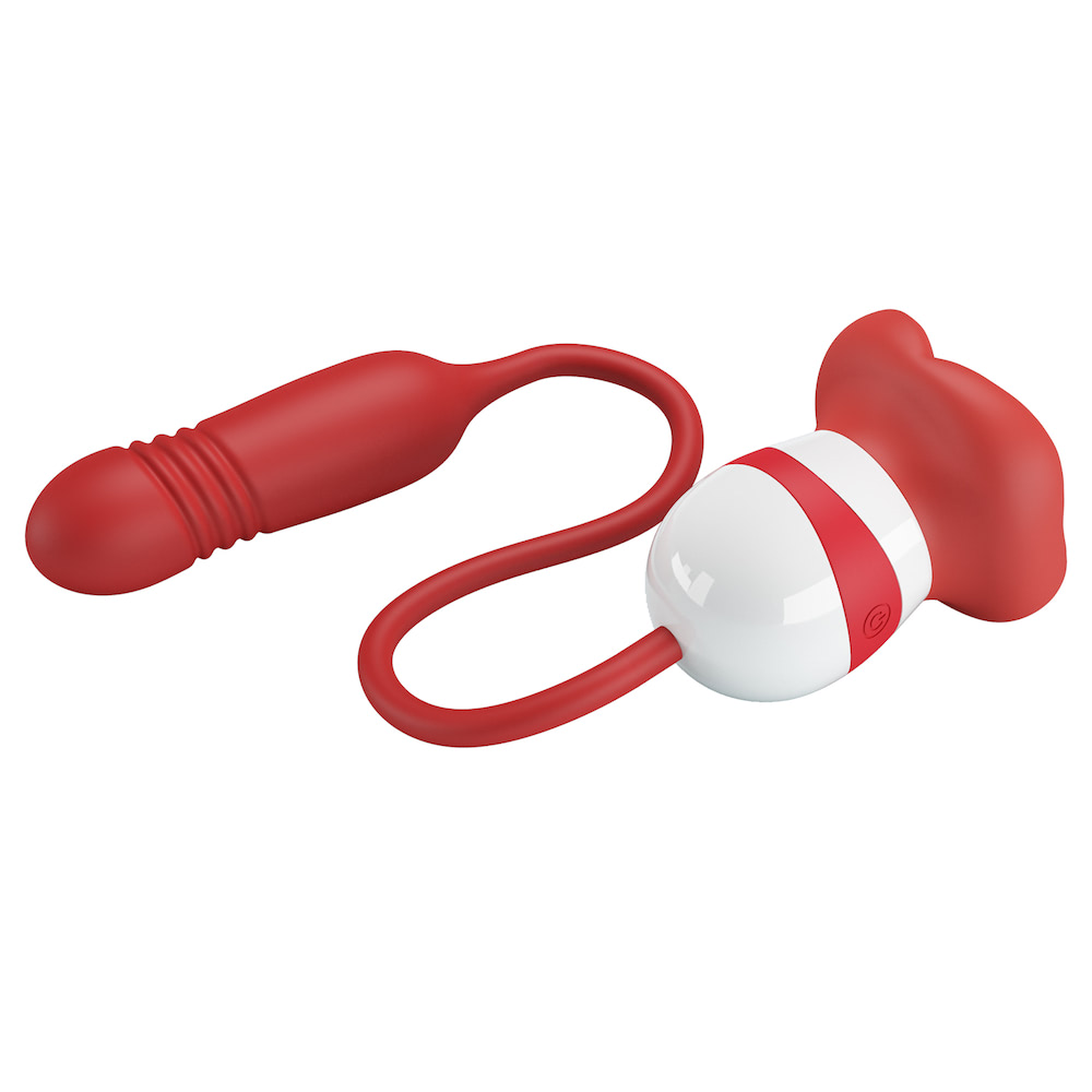 Vibrador Duplo Flexível Língua e Bullet Vai e Vem Ashlynn - Imagem 6